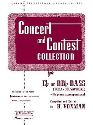 Cover: 9781423444831 | Concert and Contest Collection for Bass/Tuba (B.C.): Solo Book Only