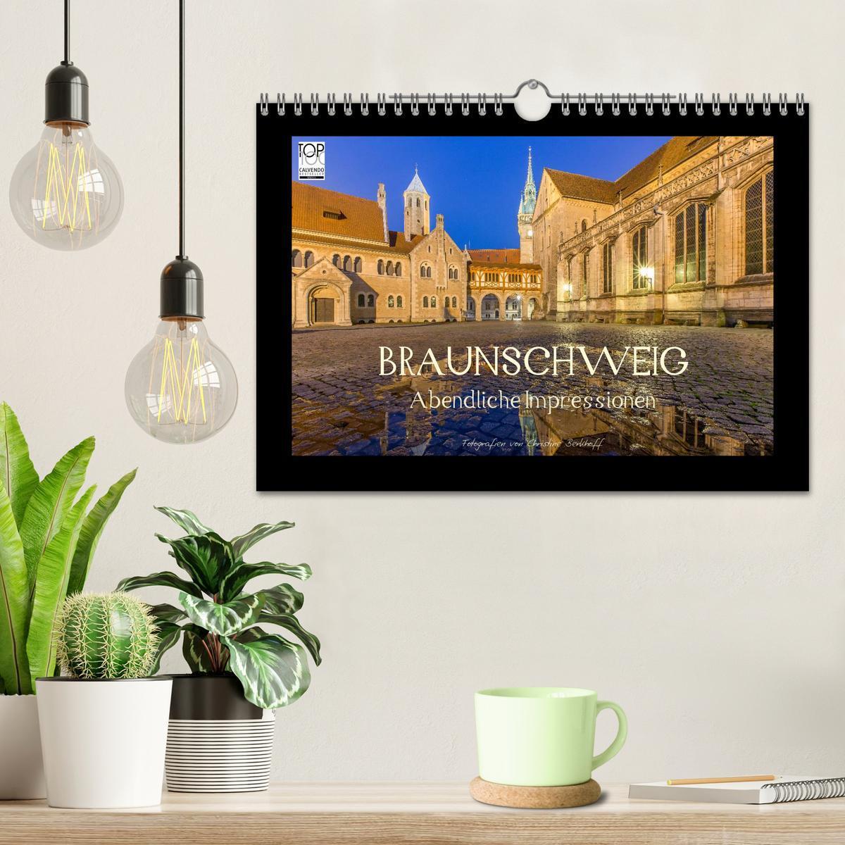 Bild: 9783435681747 | BRAUNSCHWEIG - Abendliche Impressionen (Wandkalender 2025 DIN A4...