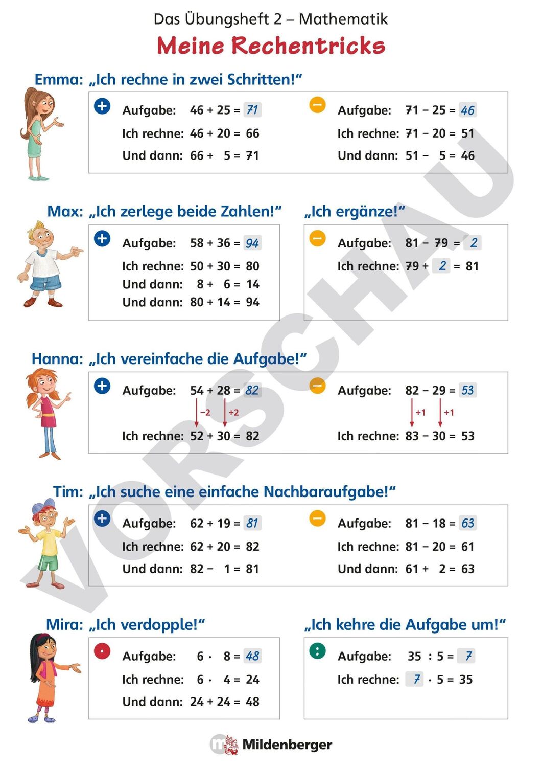 Cover: 9783619257560 | Das Übungsheft Mathematik 2 - Poster Meine Rechentricks | Poster