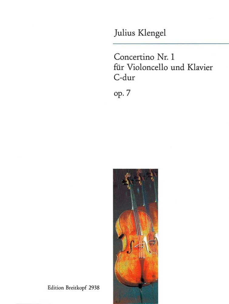 Cover: 9790004161432 | Concertino Nr.1 C-Dur Op.7 | JULIUS KLENGEL | BREITKOPF HRTEL | Buch