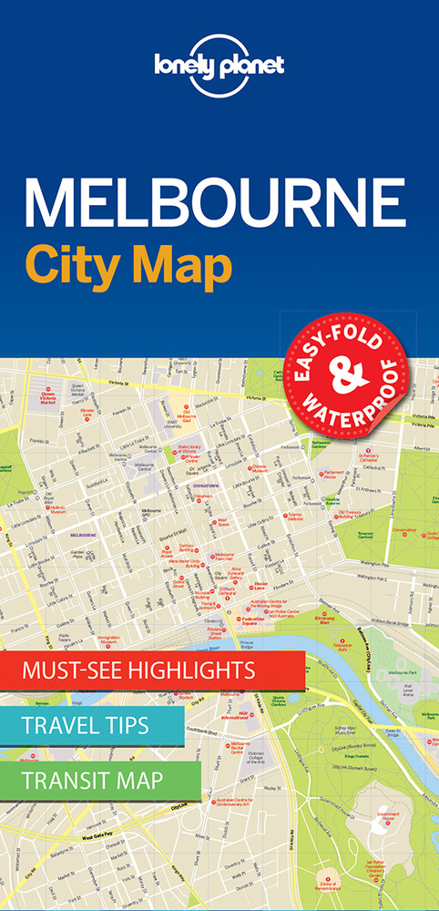 Cover: 9781786575029 | Lonely Planet Melbourne City Map | Lonely Planet | (Land-)Karte | 2 S.