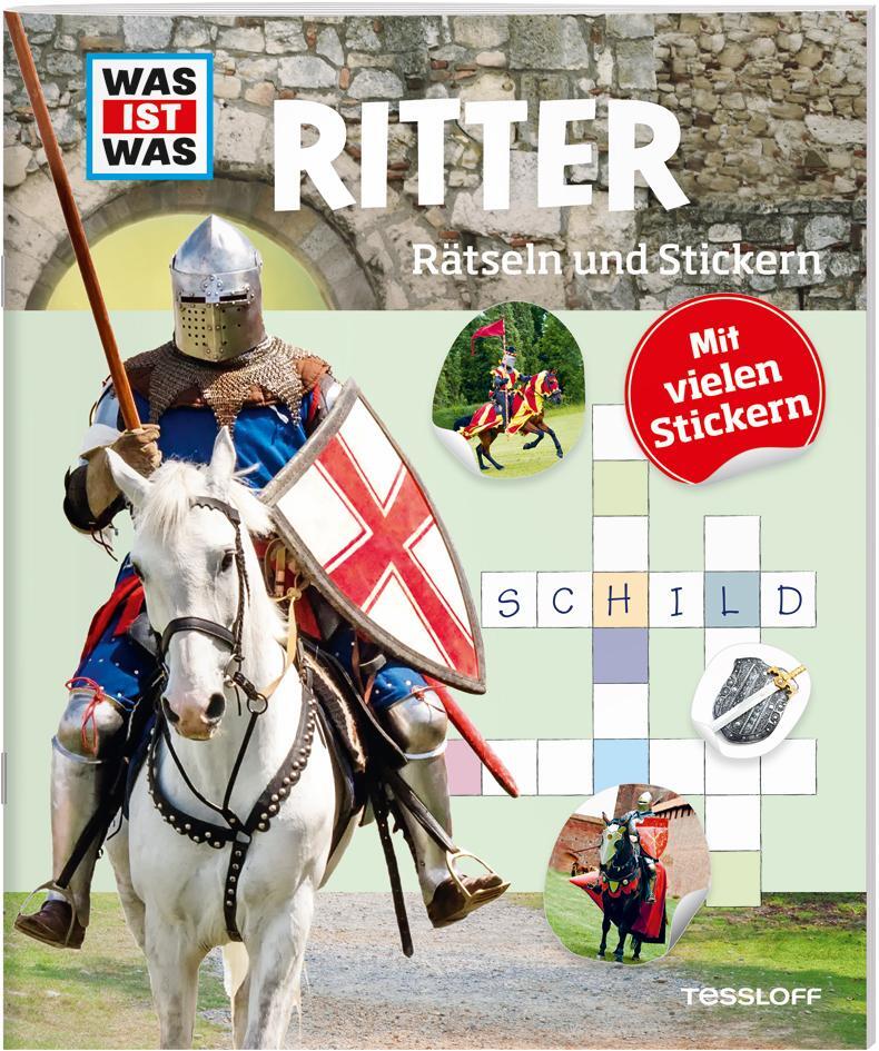 Cover: 9783788621636 | WAS IST WAS Rätseln und Stickern: Ritter | Lisa Hebler | Taschenbuch