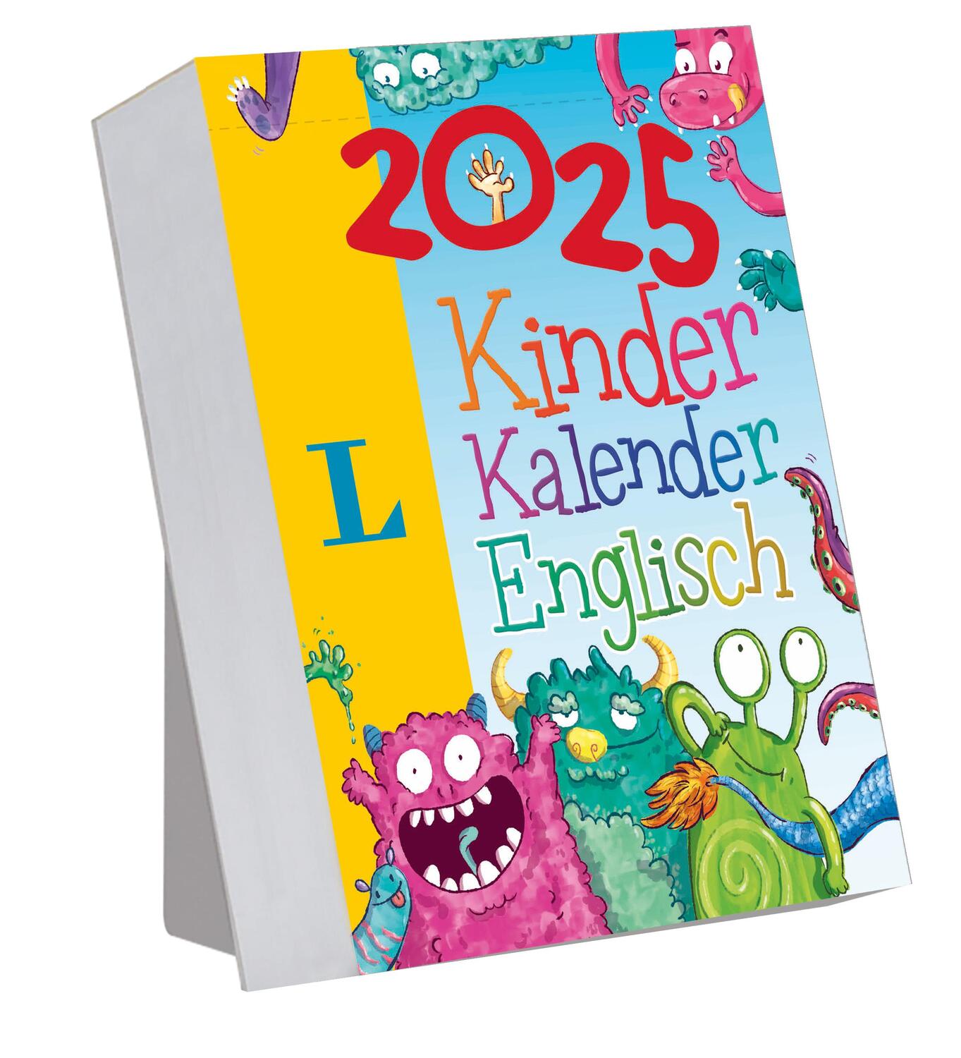 Cover: 9783125635852 | Langenscheidt Kinderkalender Englisch 2025 | Tagesabreißkalender