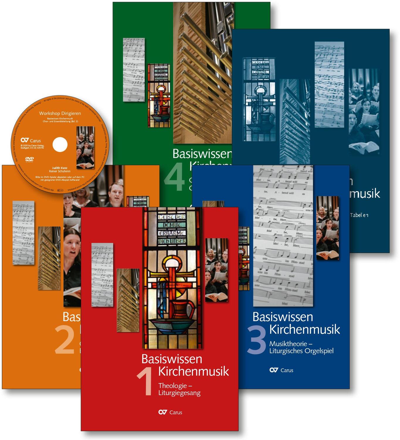 Cover: 9783899484076 | Basiswissen Kirchenmusik | Gesamtset (5 Bd + DVD) | Taschenbuch | 2020