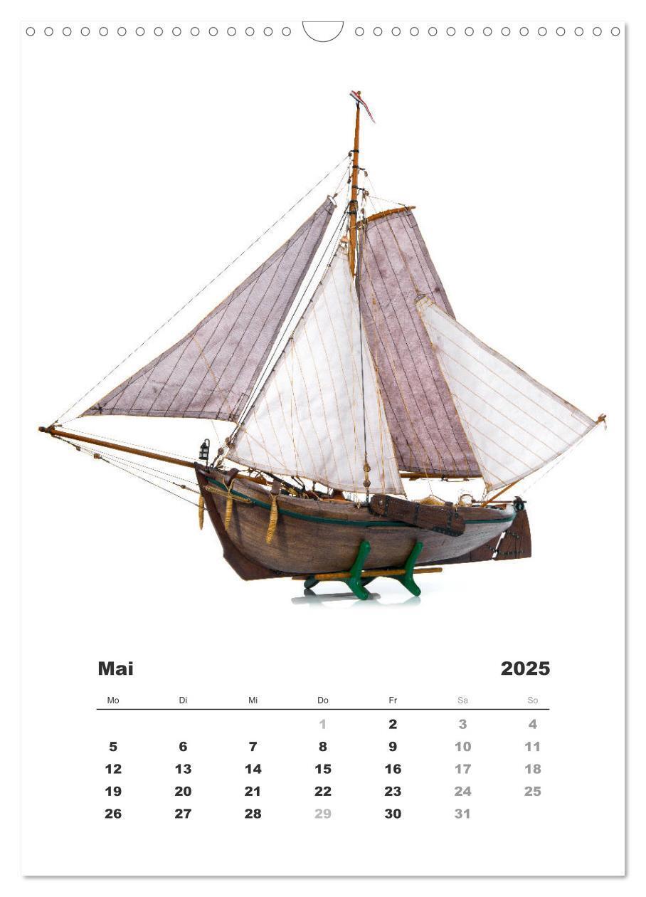 Bild: 9783435961580 | Historische Segelschiffe - Modellbau (Wandkalender 2025 DIN A3...