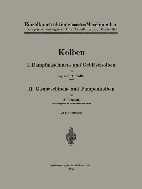 Cover: 9783662357279 | Kolben | A. Eckardt (u. a.) | Taschenbuch | Paperback | v | Deutsch