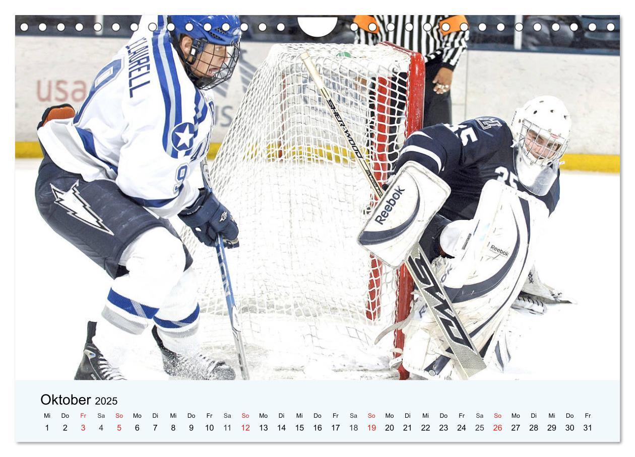 Bild: 9783435180462 | Eishockey. Dynamik, Athletik und Präzision! (Wandkalender 2025 DIN...