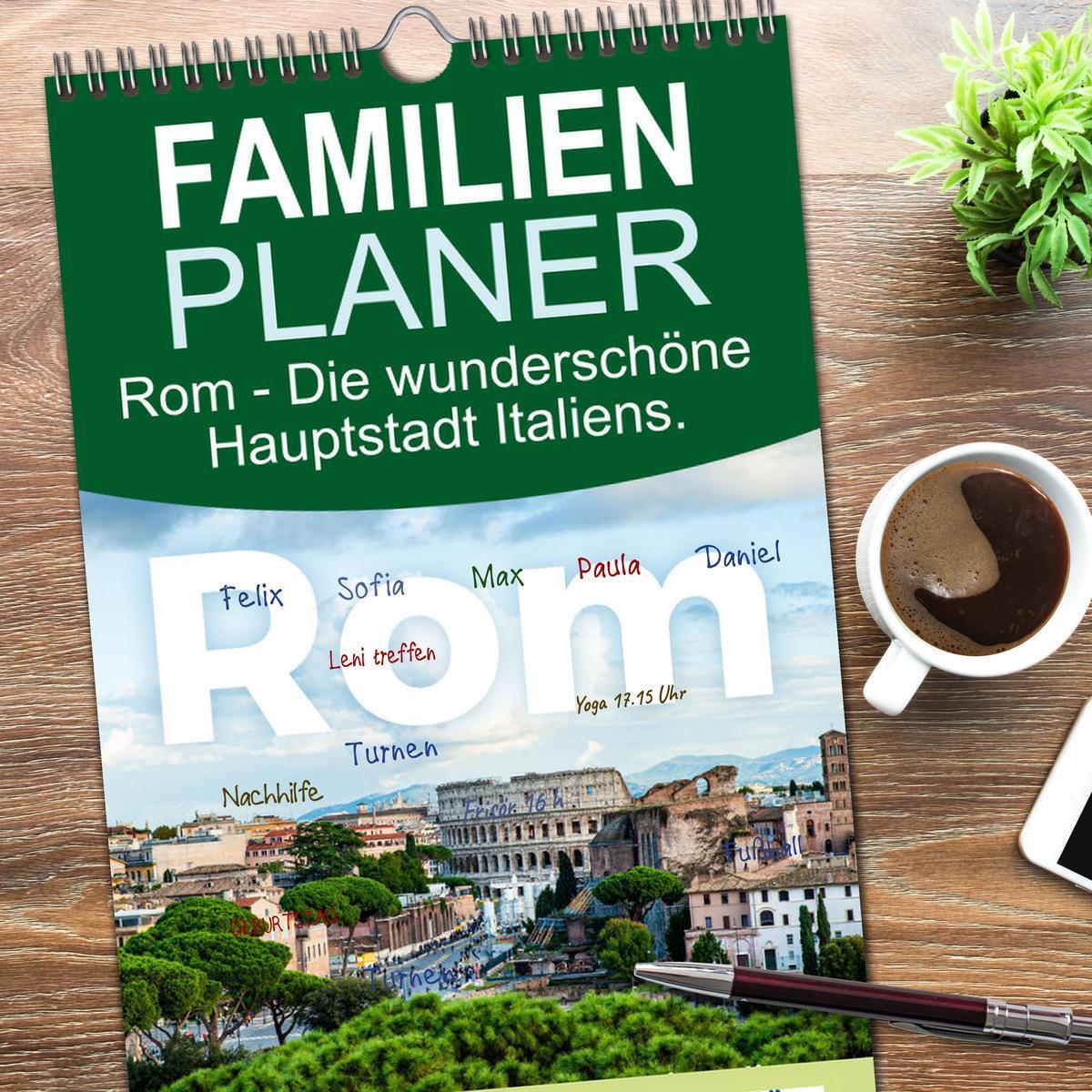 Bild: 9783457096994 | Familienplaner 2025 - Rom - Die wunderschöne Hauptstadt Italiens....