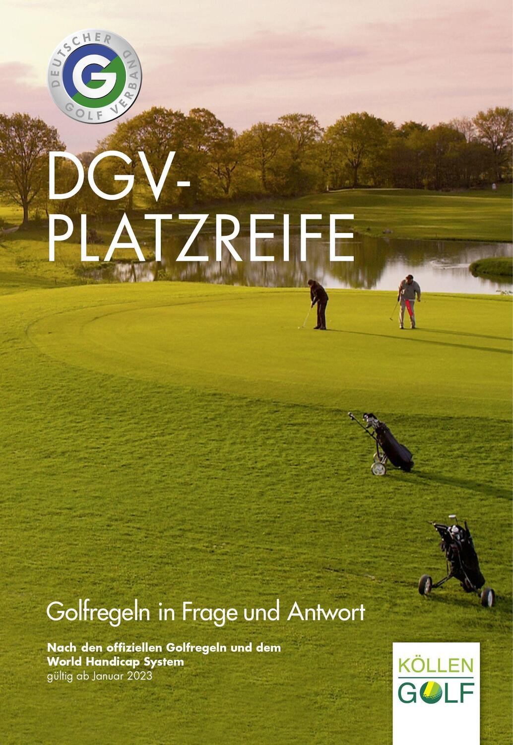 Cover: 9783885795858 | DGV-Platzreife | Golfregeln in Frage und Antwort | V. | Taschenbuch