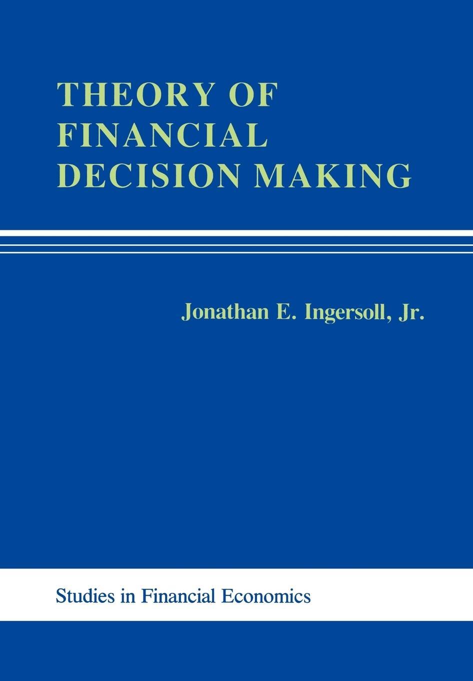 Cover: 9780847673599 | Theory of Financial Decision Making | Jonathan E. Ingersoll | Buch