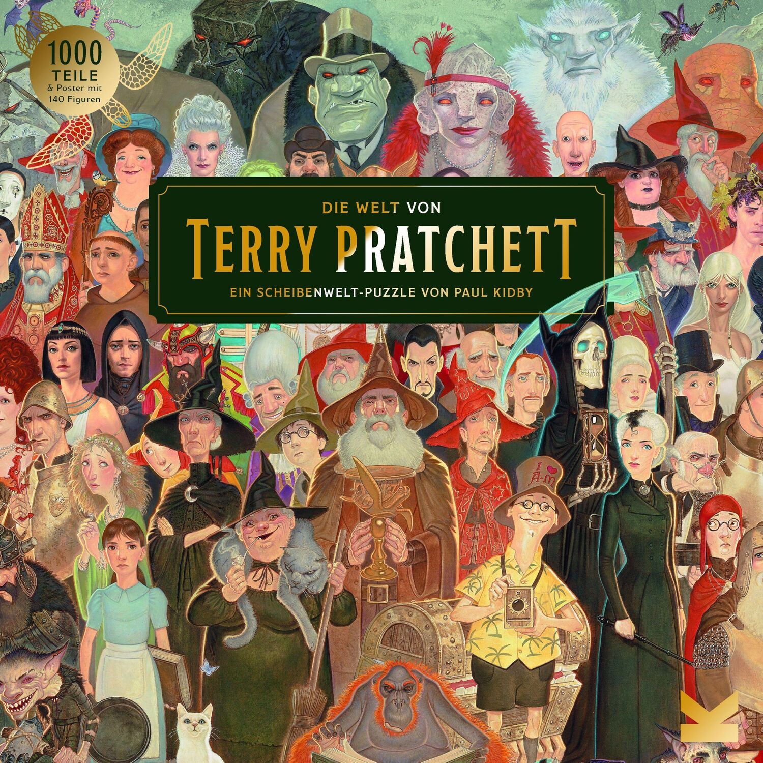 Cover: 9783962444334 | DIe Welt von Terry Pratchett | Ein Scheibenwelt-Puzzle | Pratchett