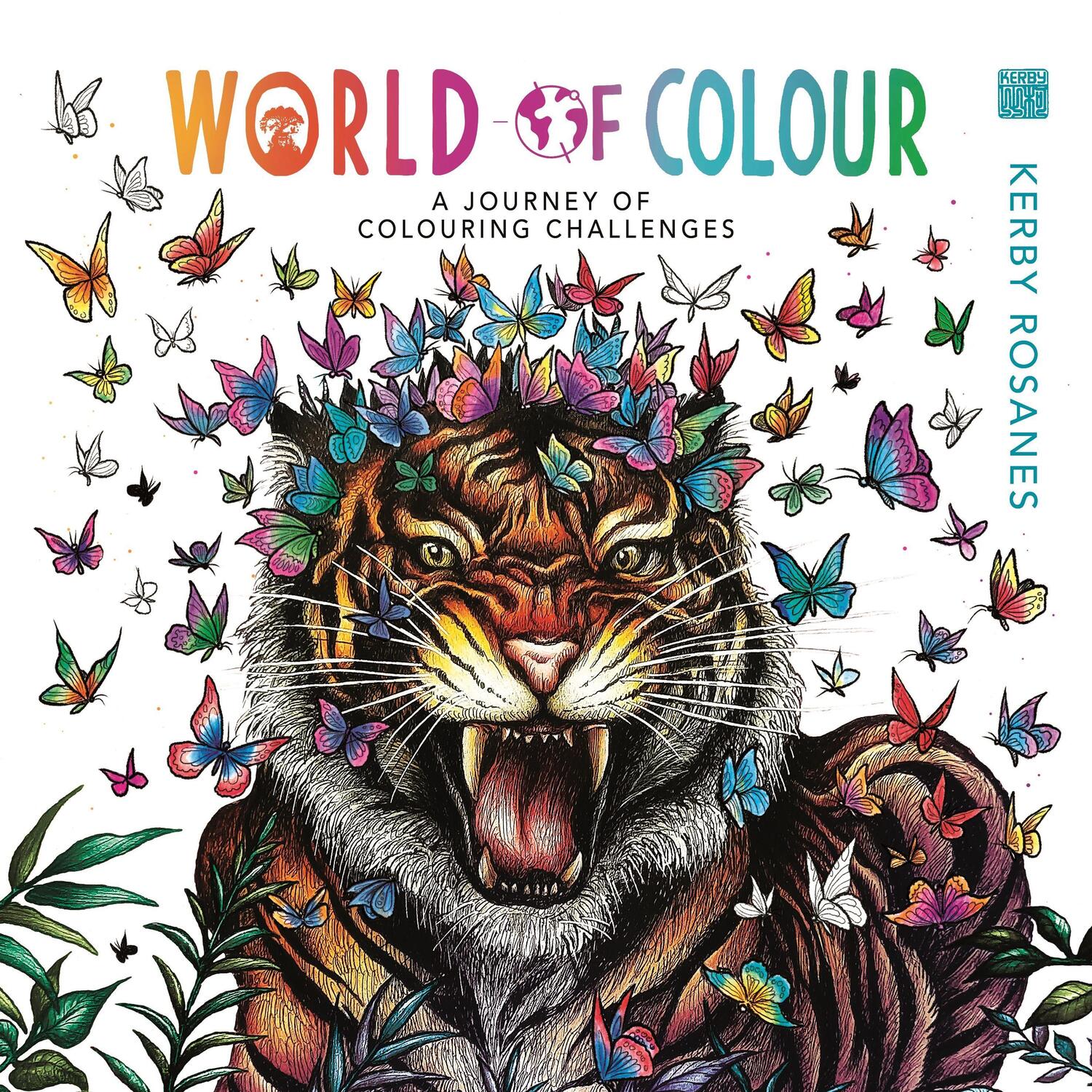 Cover: 9781912785797 | World of Colour | Celebrating Kerby Rosanes' Colouring Challenges