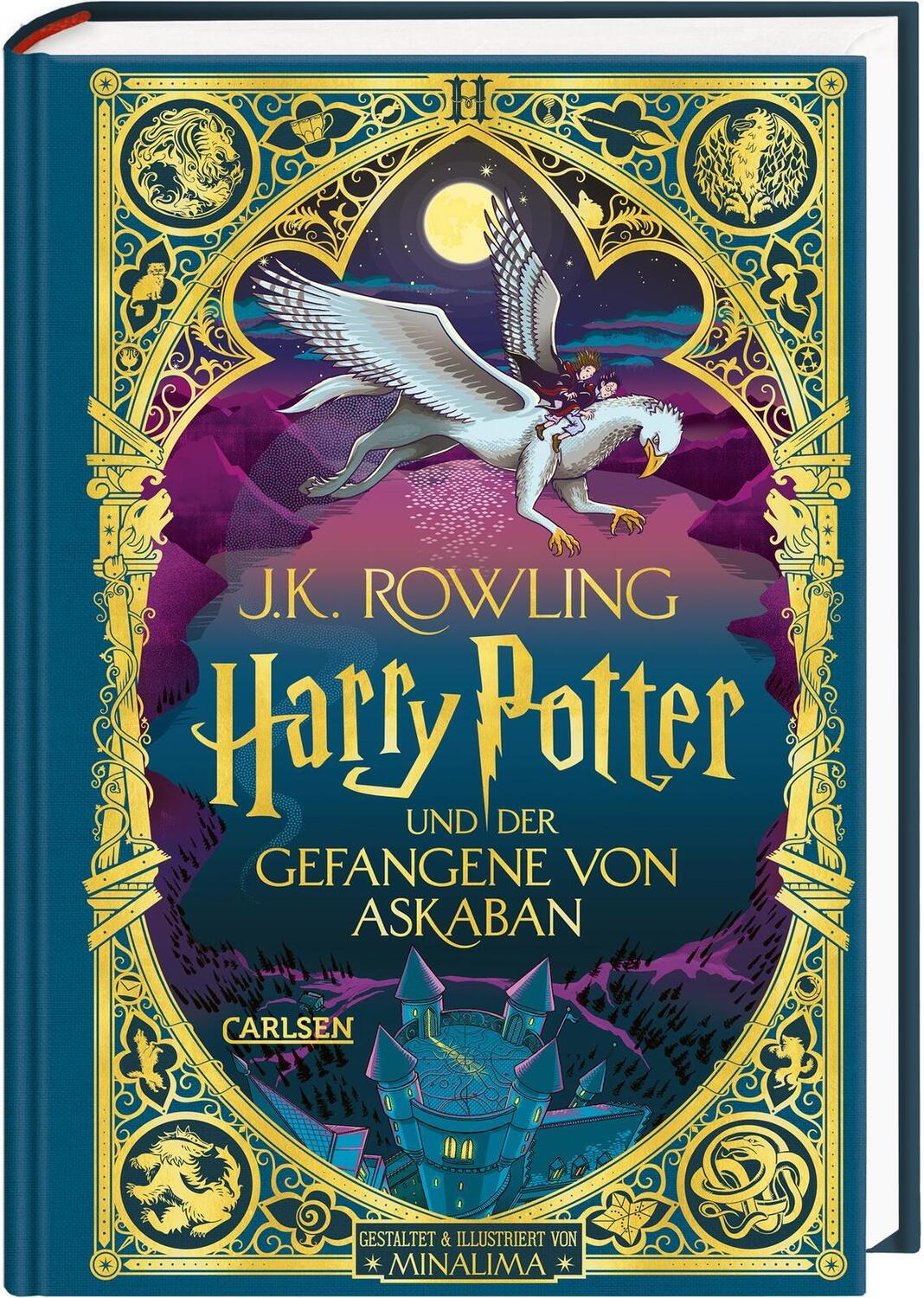 Cover: 9783551558336 | Harry Potter und der Gefangene von Askaban (MinaLima-Edition mit...