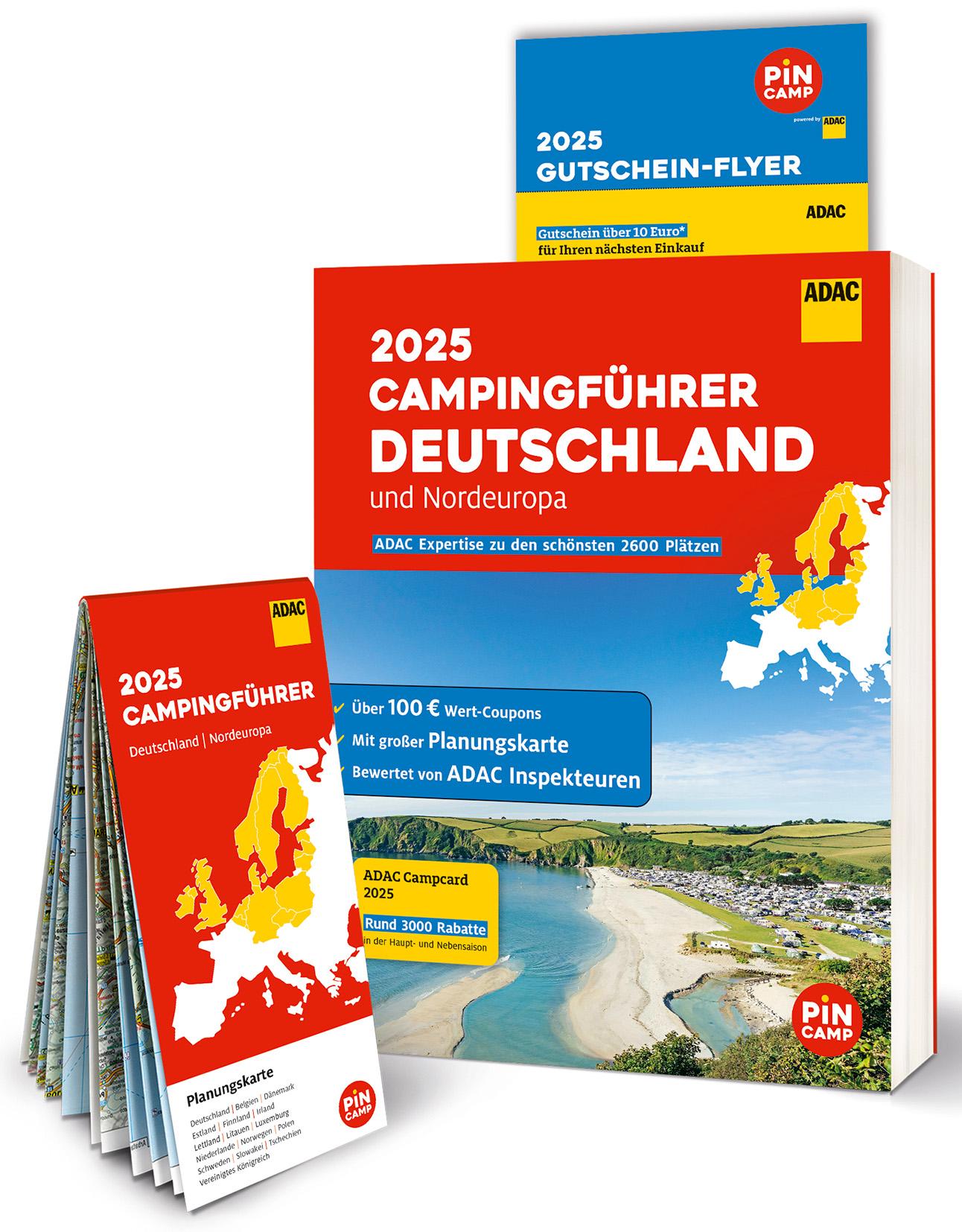 Cover: 9783986451370 | ADAC Campingführer Deutschland/Nordeuropa 2025 | Taschenbuch | 952 S.