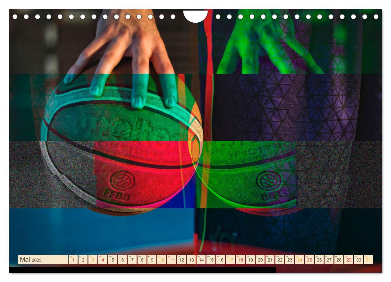 Bild: 9783383932700 | Basketball Liebe (Wandkalender 2025 DIN A4 quer), CALVENDO...