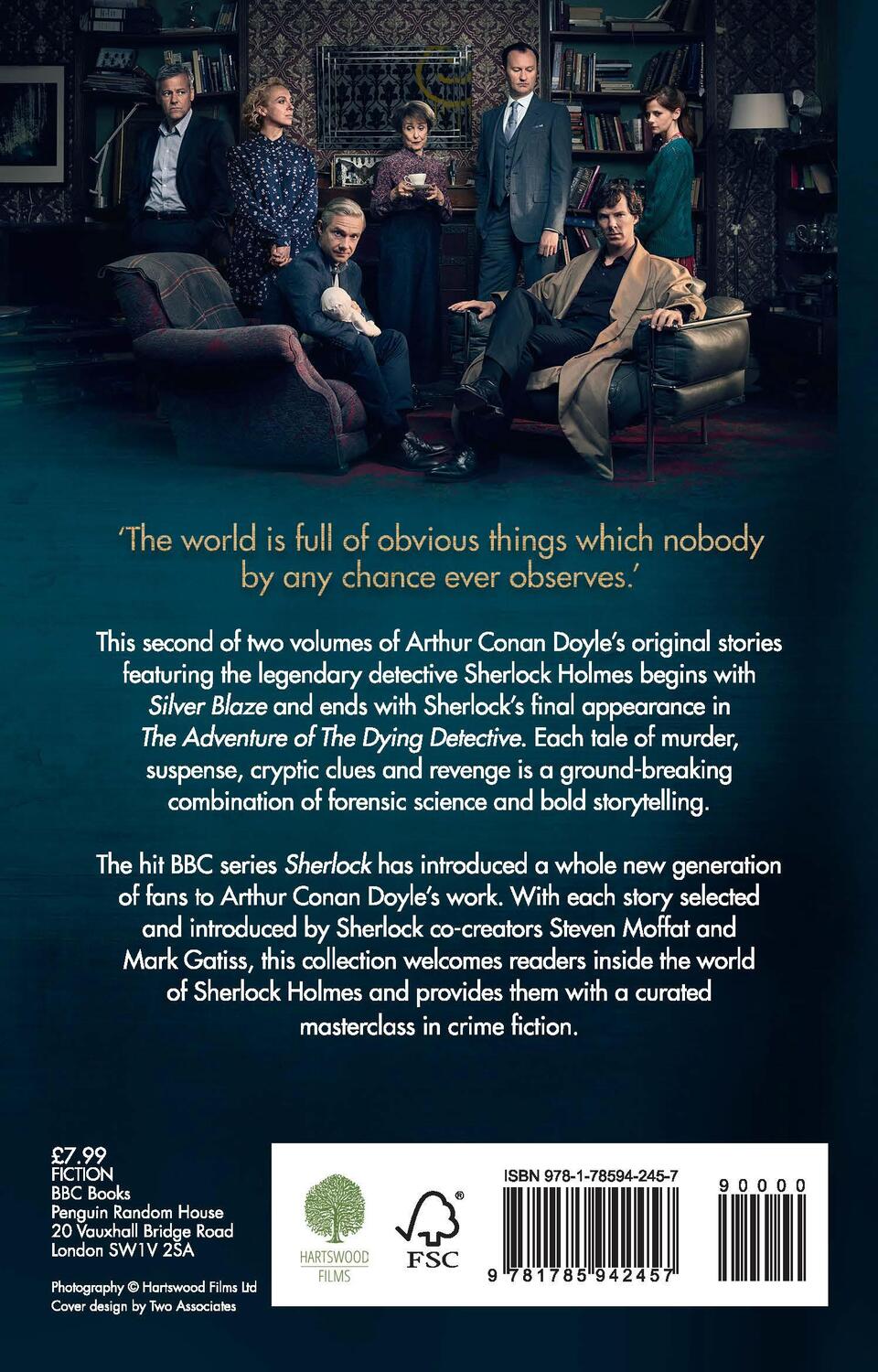 Rückseite: 9781785942457 | Sherlock: The Essential Arthur Conan Doyle Adventures Volume 2 | Doyle