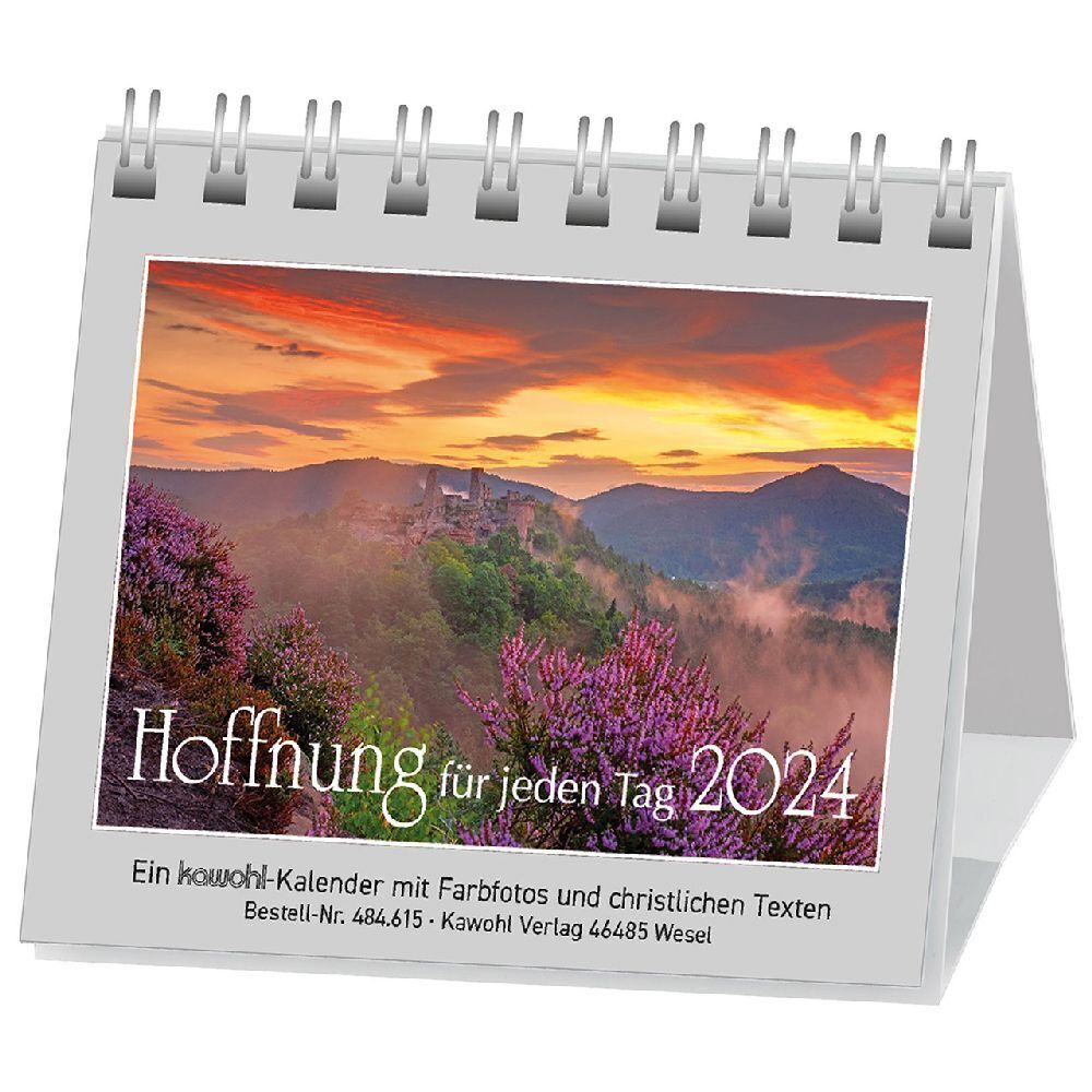Cover: 9783754861547 | Hoffnung für jeden Tag 2024 | Kalender | Spiralbindung | 13 S. | 2024