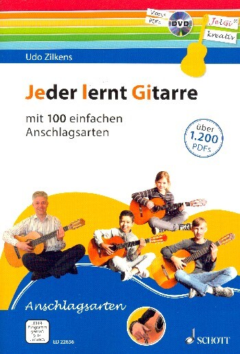 Cover: 9790001166935 | Jeder Lernt Gitarre ? Anschlagsarten | Udo Zilkens | Buch | Deutsch