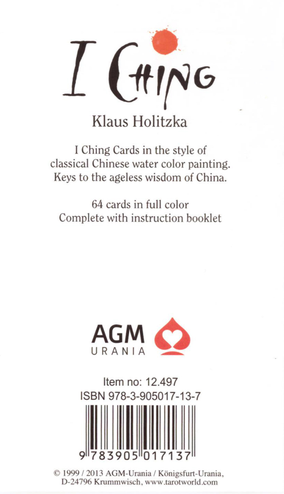 Bild: 9783905017137 | I-Ching Holitzka GB, m. 1 Buch, m. 64 Beilage, 2 Teile | Holitzka