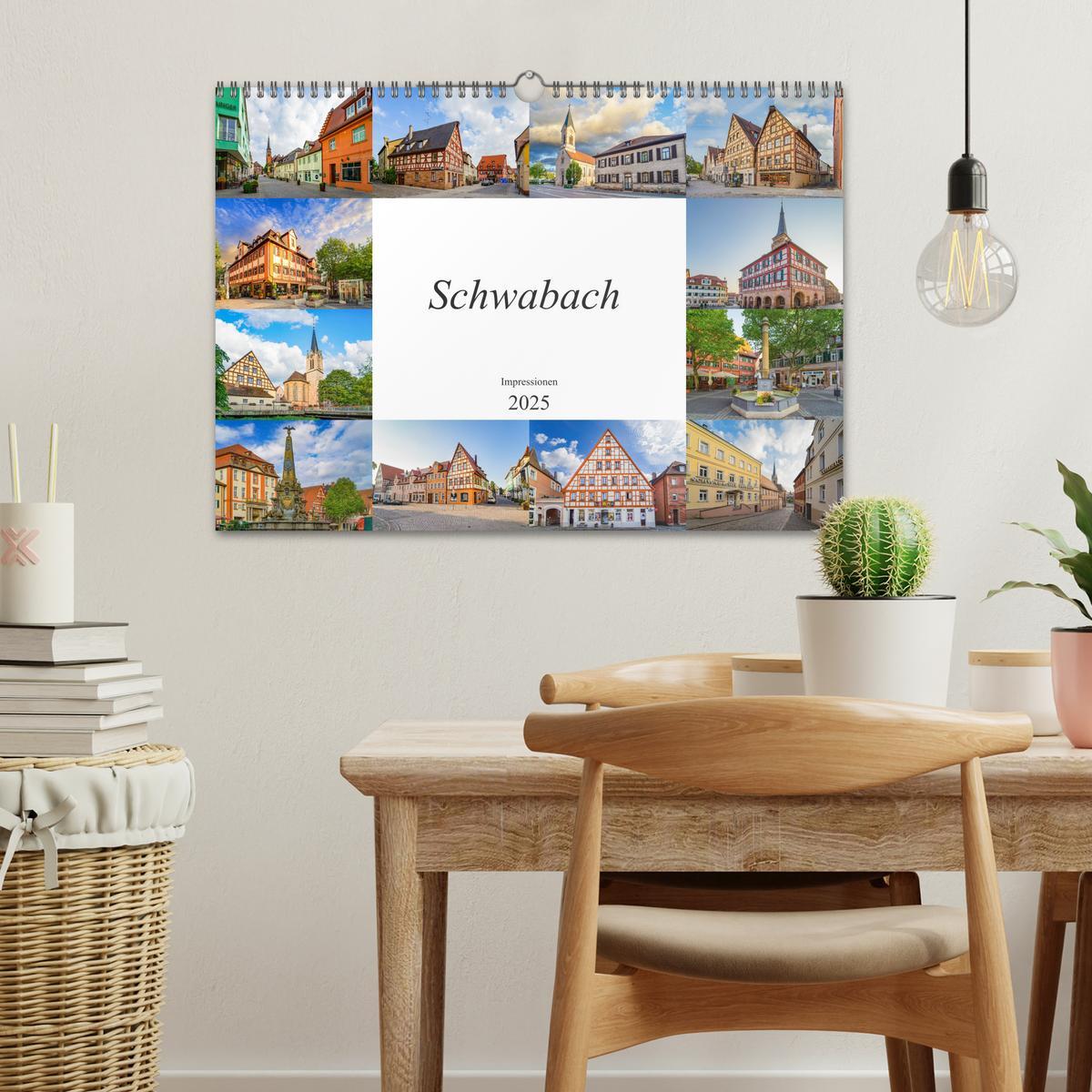 Bild: 9783435223572 | Schwabach Impressionen (Wandkalender 2025 DIN A3 quer), CALVENDO...