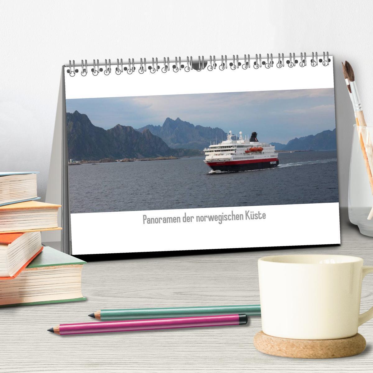 Bild: 9783435710799 | Panoramen der norwegischen Küste (Tischkalender 2025 DIN A5 quer),...