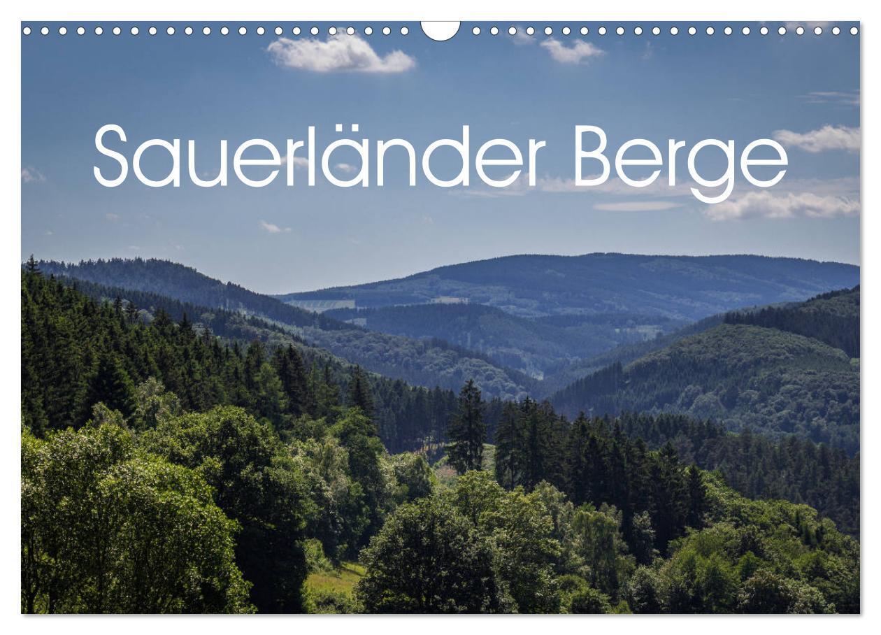 Cover: 9783383187889 | Sauerländer Berge (Wandkalender 2024 DIN A3 quer), CALVENDO...