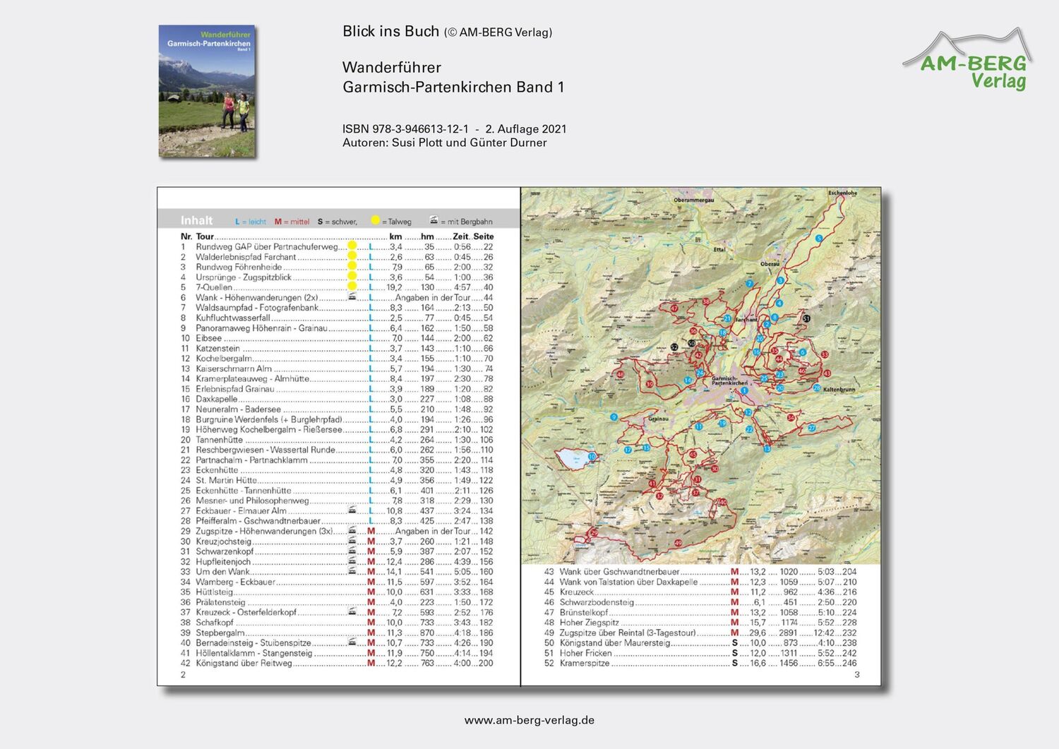 Bild: 9783946613121 | Wanderführer Garmisch-Partenkirchen Band 1 | Susi Plott (u. a.) | Buch