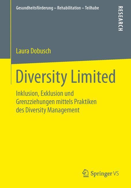 Cover: 9783658113636 | Diversity Limited | Laura Dobusch | Taschenbuch | Paperback | xiv