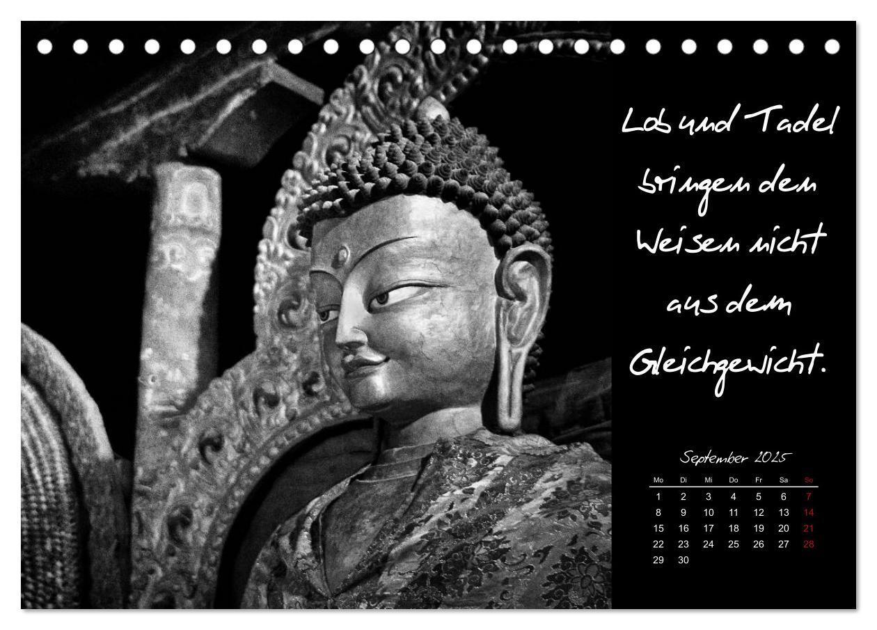 Bild: 9783435628292 | Worte des Buddha 2025 (Tischkalender 2025 DIN A5 quer), CALVENDO...