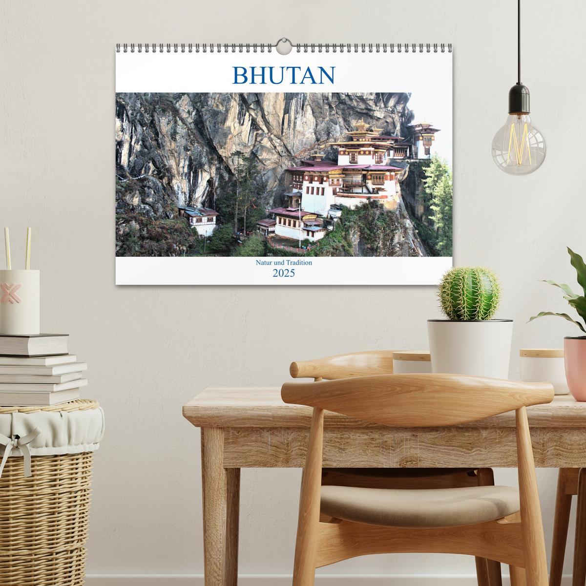 Bild: 9783435335886 | Bhutan - Natur und Tradition (Wandkalender 2025 DIN A3 quer),...