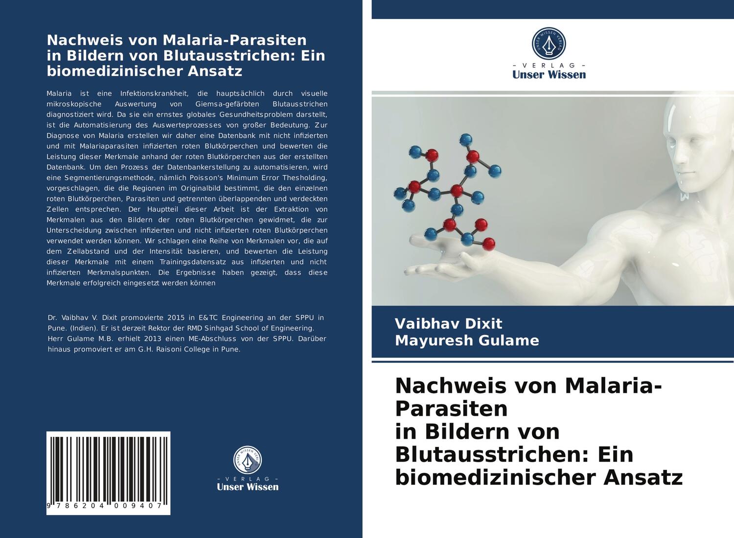Cover: 9786204009407 | Nachweis von Malaria-Parasiten in Bildern von Blutausstrichen: Ein...