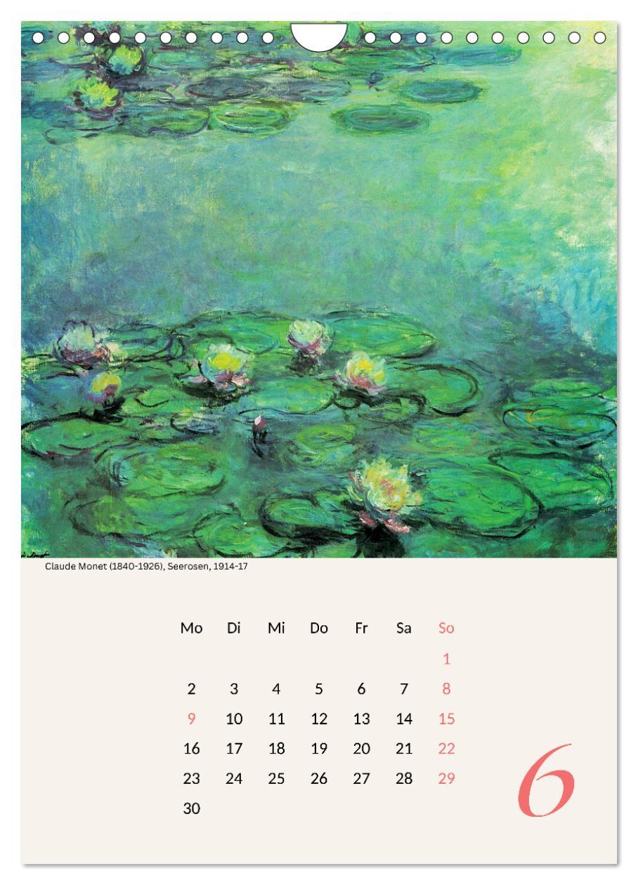 Bild: 9783457225264 | Claude Monet Impressionen (Wandkalender 2025 DIN A4 hoch), CALVENDO...