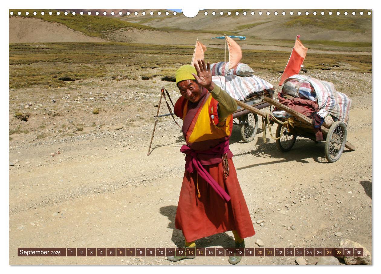 Bild: 9783383978265 | Tibet bewegt (Wandkalender 2025 DIN A3 quer), CALVENDO Monatskalender