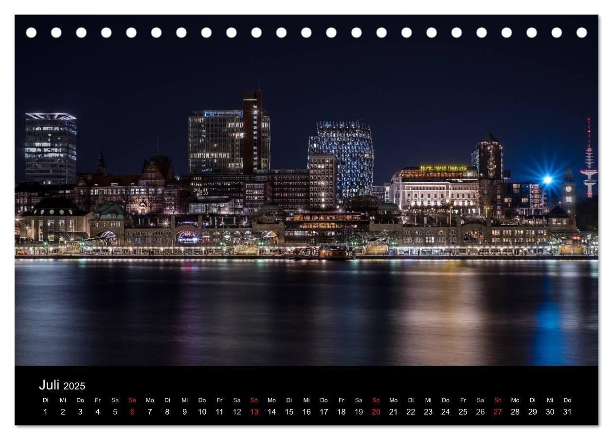 Bild: 9783435645565 | Der Hafen Hamburg bei Tag und Nacht (Tischkalender 2025 DIN A5...