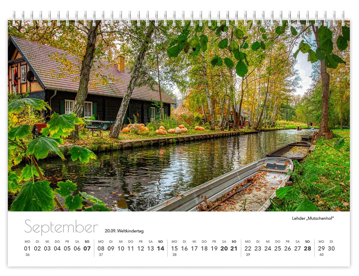 Bild: 9783910680838 | Kalender Spreewald kompakt - Peter Becker 2025 | K4 Verlag (u. a.)