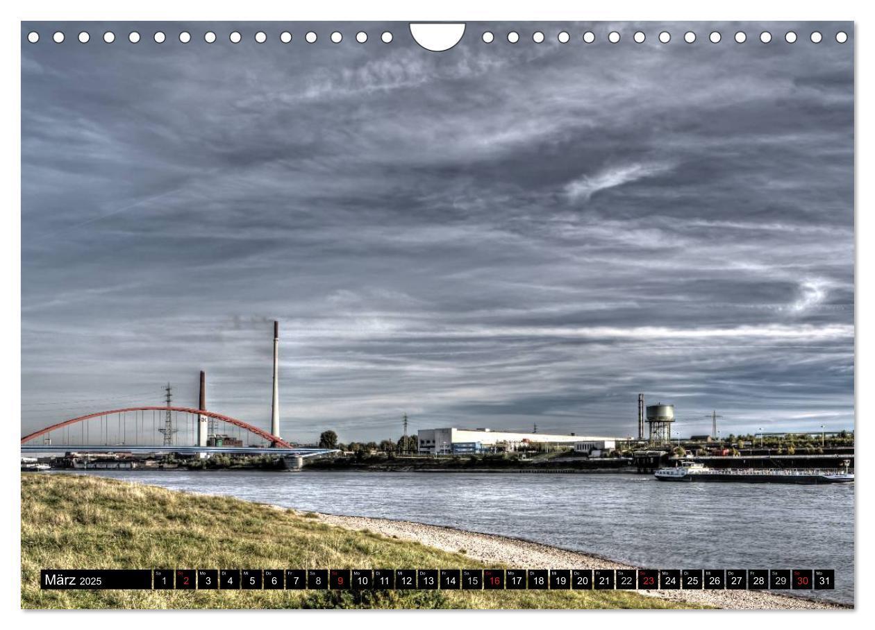 Bild: 9783435519316 | Duisburg am Rhein - R(h)einblicke (Wandkalender 2025 DIN A4 quer),...