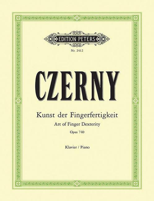 Cover: 9790014011154 | Die Kunst der Fingerfertigkeit op. 740 (699) | Carl Czerny | Buch