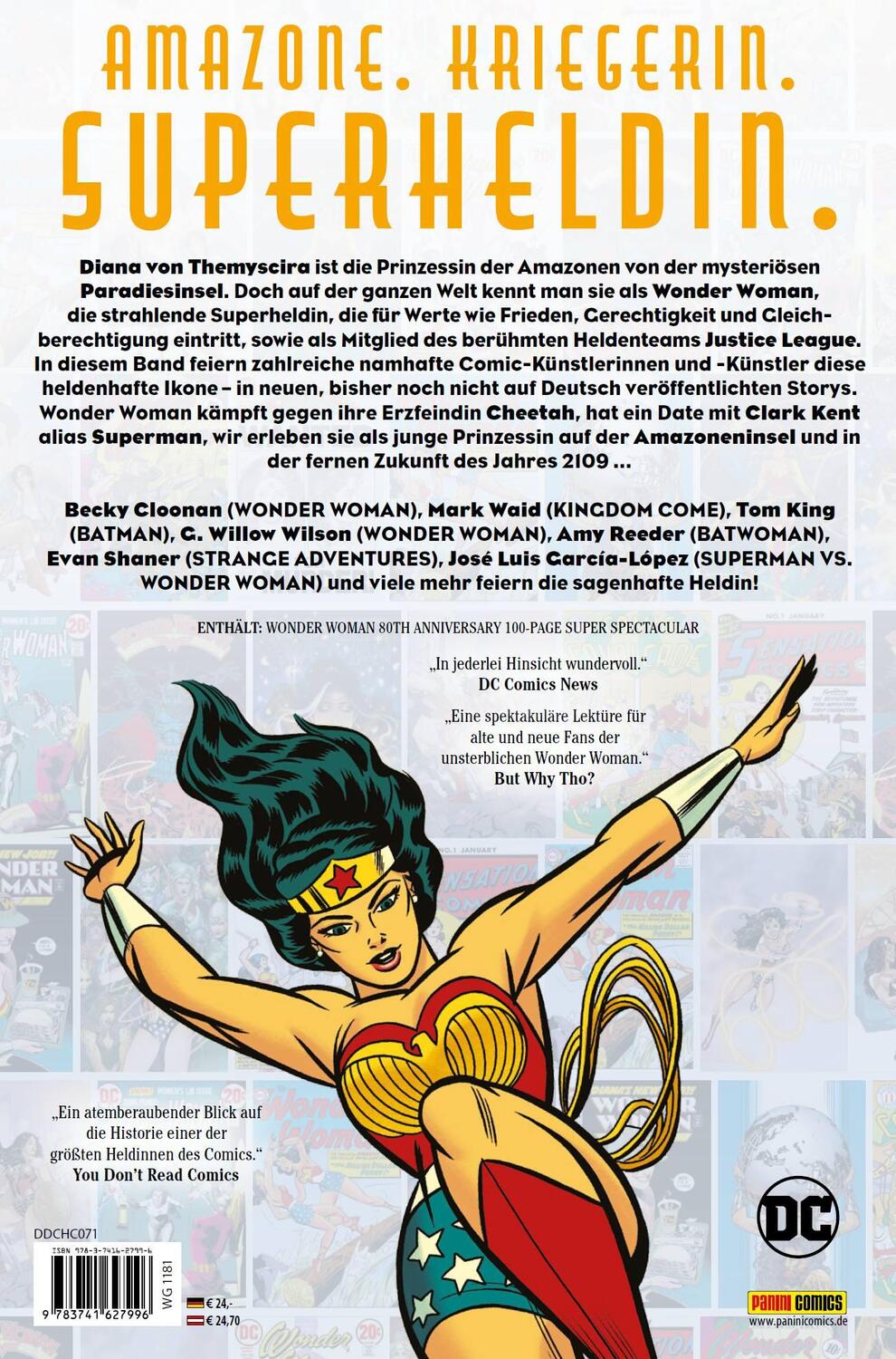 Rückseite: 9783741627996 | DC Celebration: Wonder Woman | Becky Cloonan (u. a.) | Buch | 116 S.
