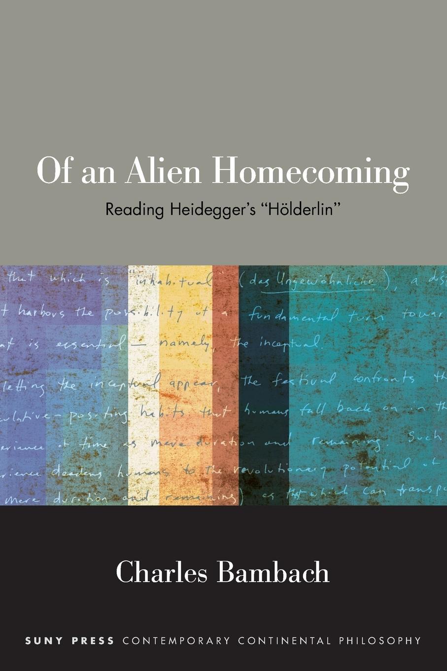 Cover: 9781438488127 | Of an Alien Homecoming | Reading Heidegger's "Hölderlin" | Bambach