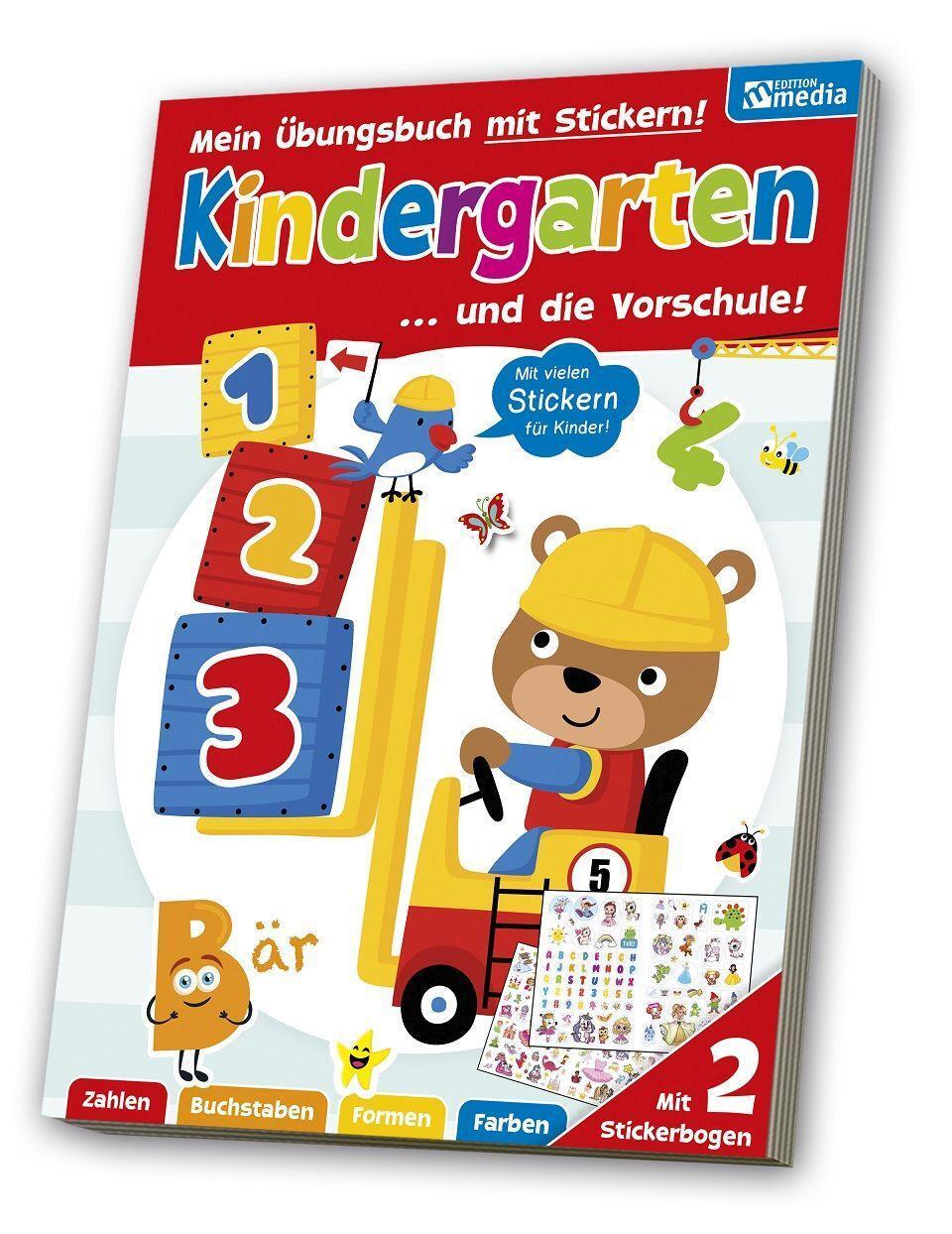 Cover: 4019393912216 | XXL Übungsbuch: Übungsbuch für den Kindergarten / Vorschule | Buch