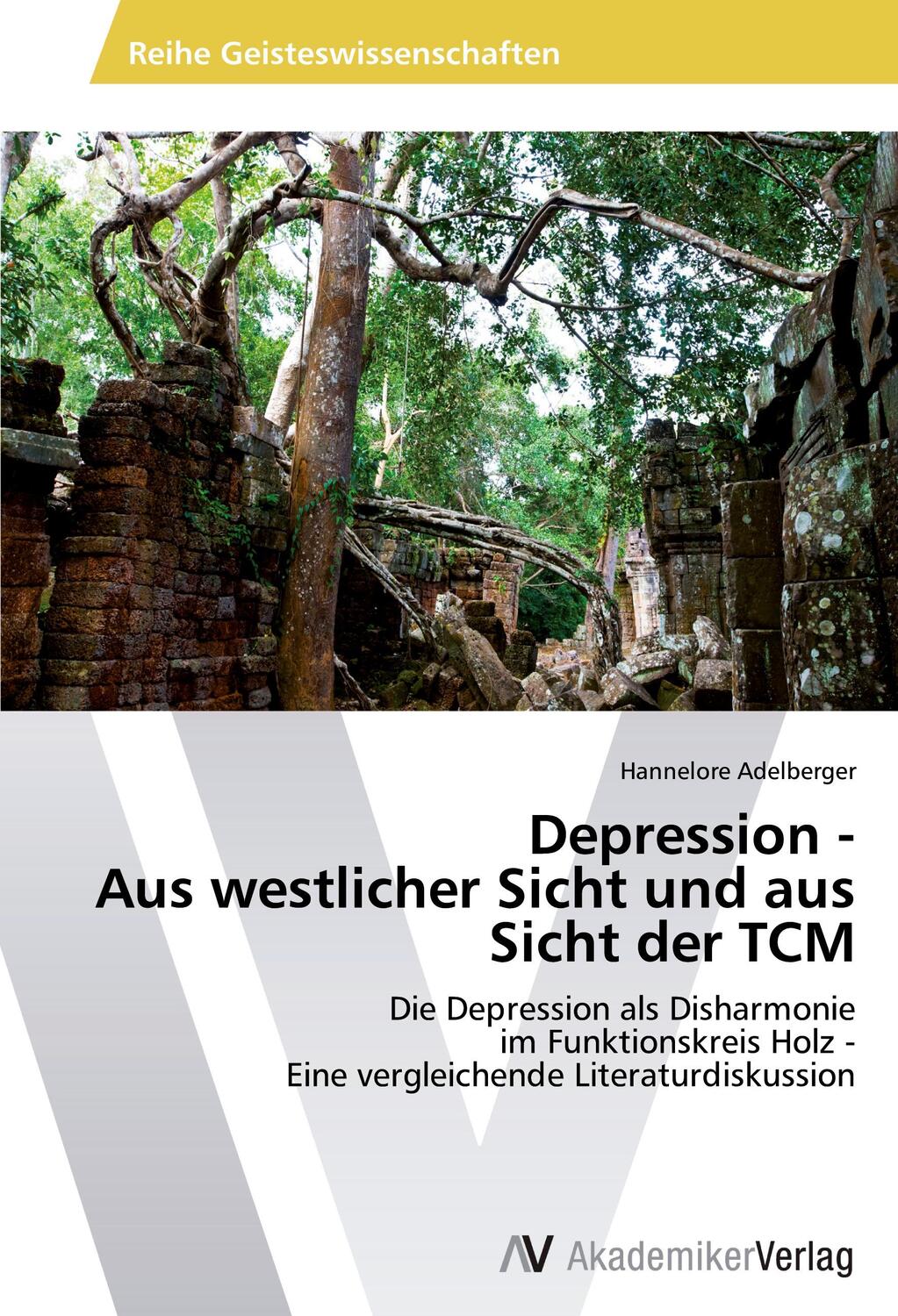 Cover: 9783639676846 | Depression - Aus westlicher Sicht und aus Sicht der TCM | Adelberger