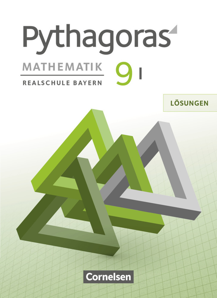 Cover: 9783060411368 | Pythagoras - Realschule Bayern - 9. Jahrgangsstufe (WPF I) Lösungen...