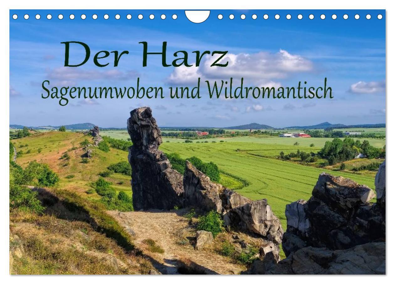 Cover: 9783383318092 | Der Harz - Sagenumwoben und Wildromantisch (Wandkalender 2024 DIN...