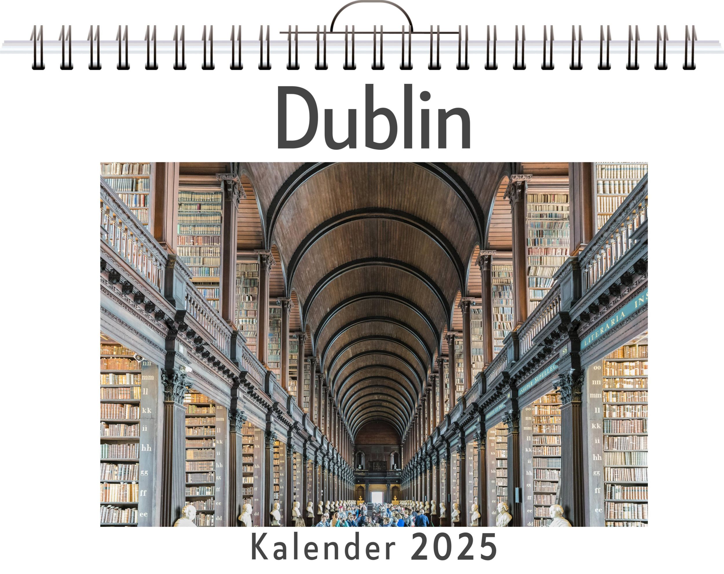 Cover: 9783759123473 | Dublin - (Wandkalender 2025, Kalender DIN A4 quer, Monatskalender...