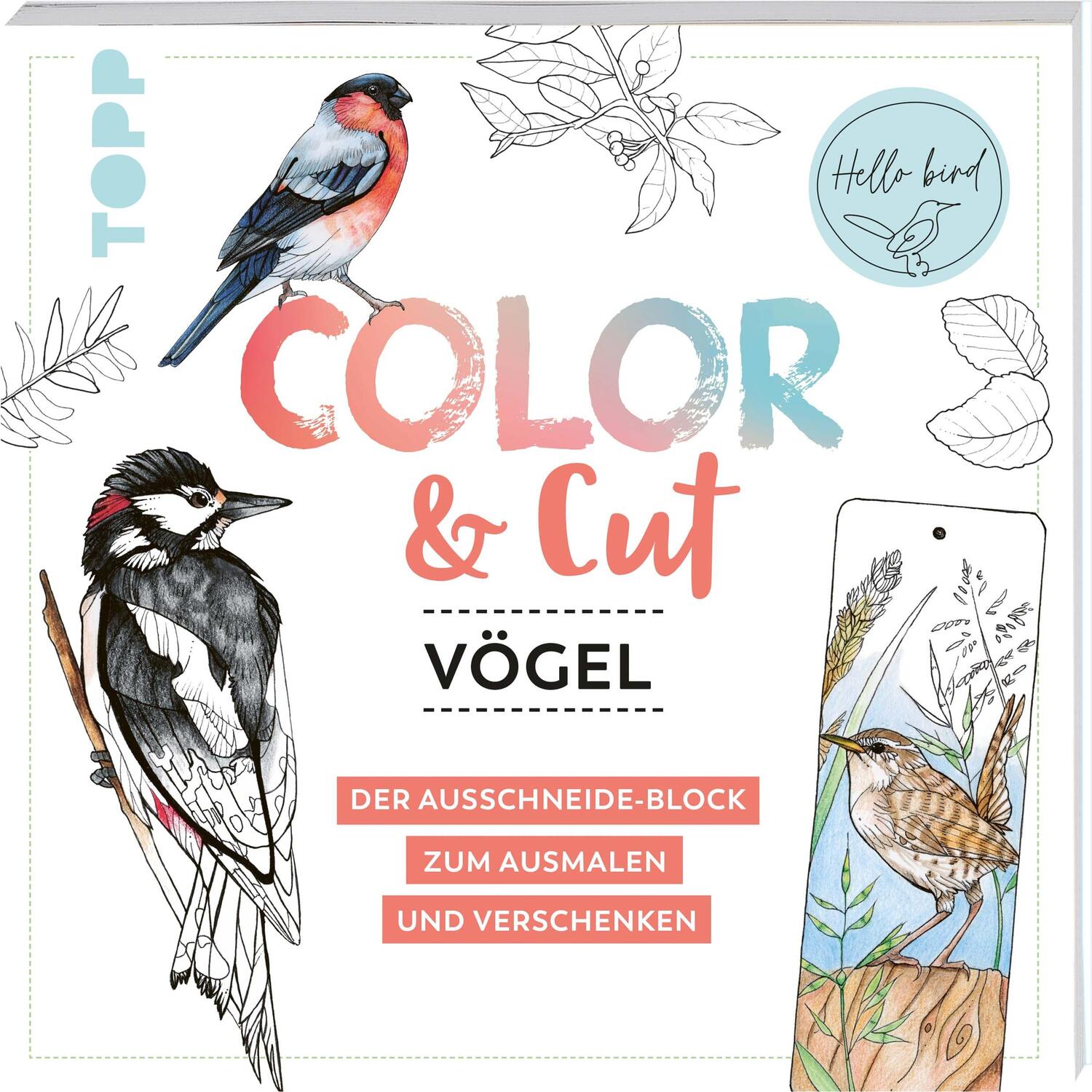 Cover: 9783772446924 | Color & Cut - Vögel | Mila Dierksen | Taschenbuch | Deutsch | 2022