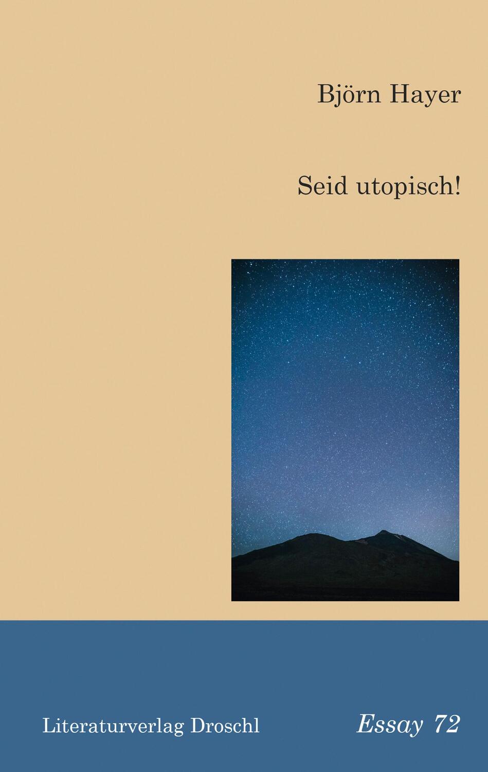 Cover: 9783990590980 | Seid utopisch! | Für eine Politik der Verantwortung | Björn Hayer