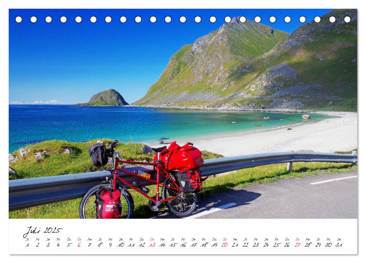 Bild: 9783435551194 | Abenteuer Radreisen (Tischkalender 2025 DIN A5 quer), CALVENDO...