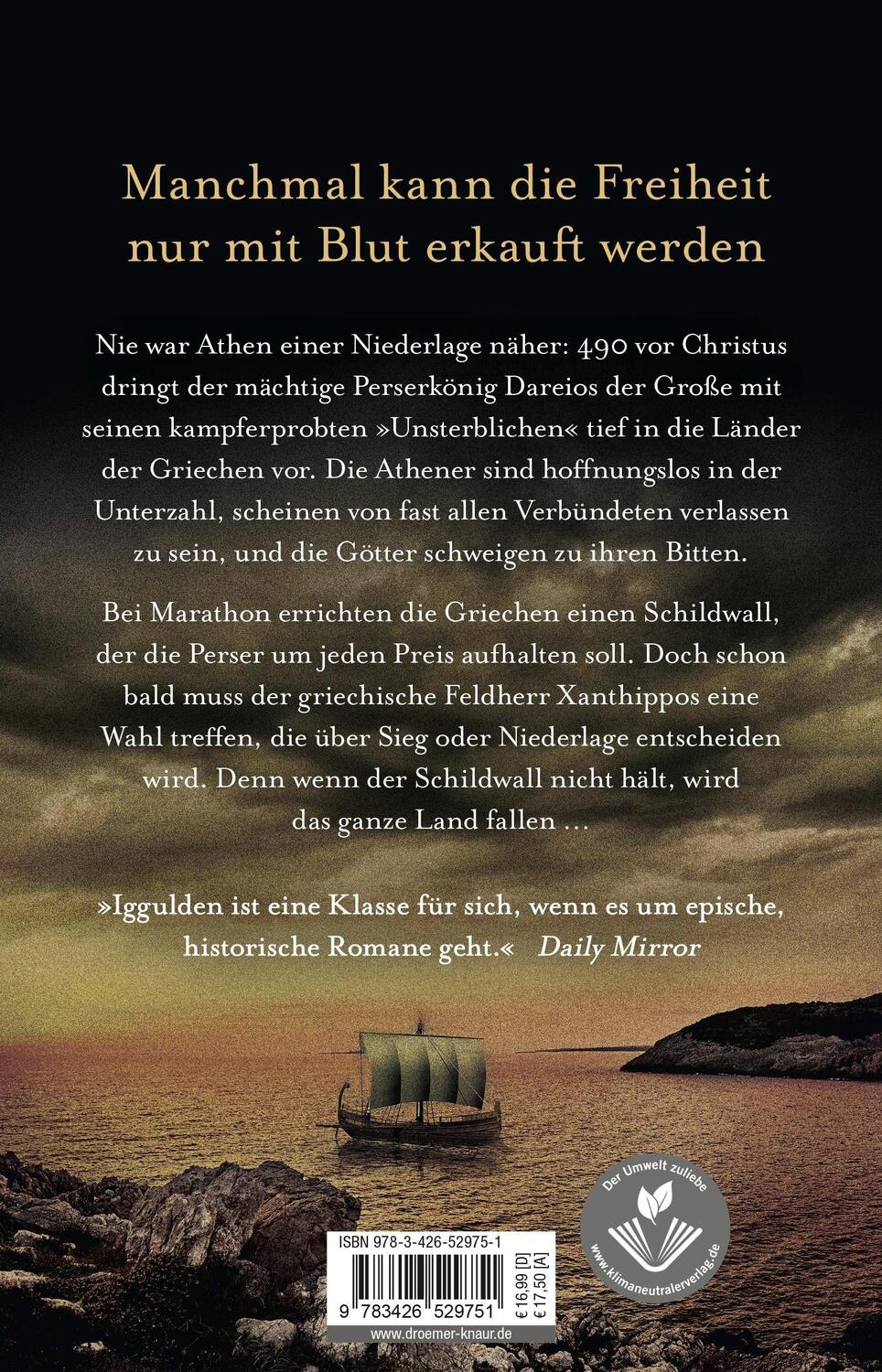 Rückseite: 9783426529751 | Attika. Die Schlacht von Marathon | Conn Iggulden | Taschenbuch | 2023