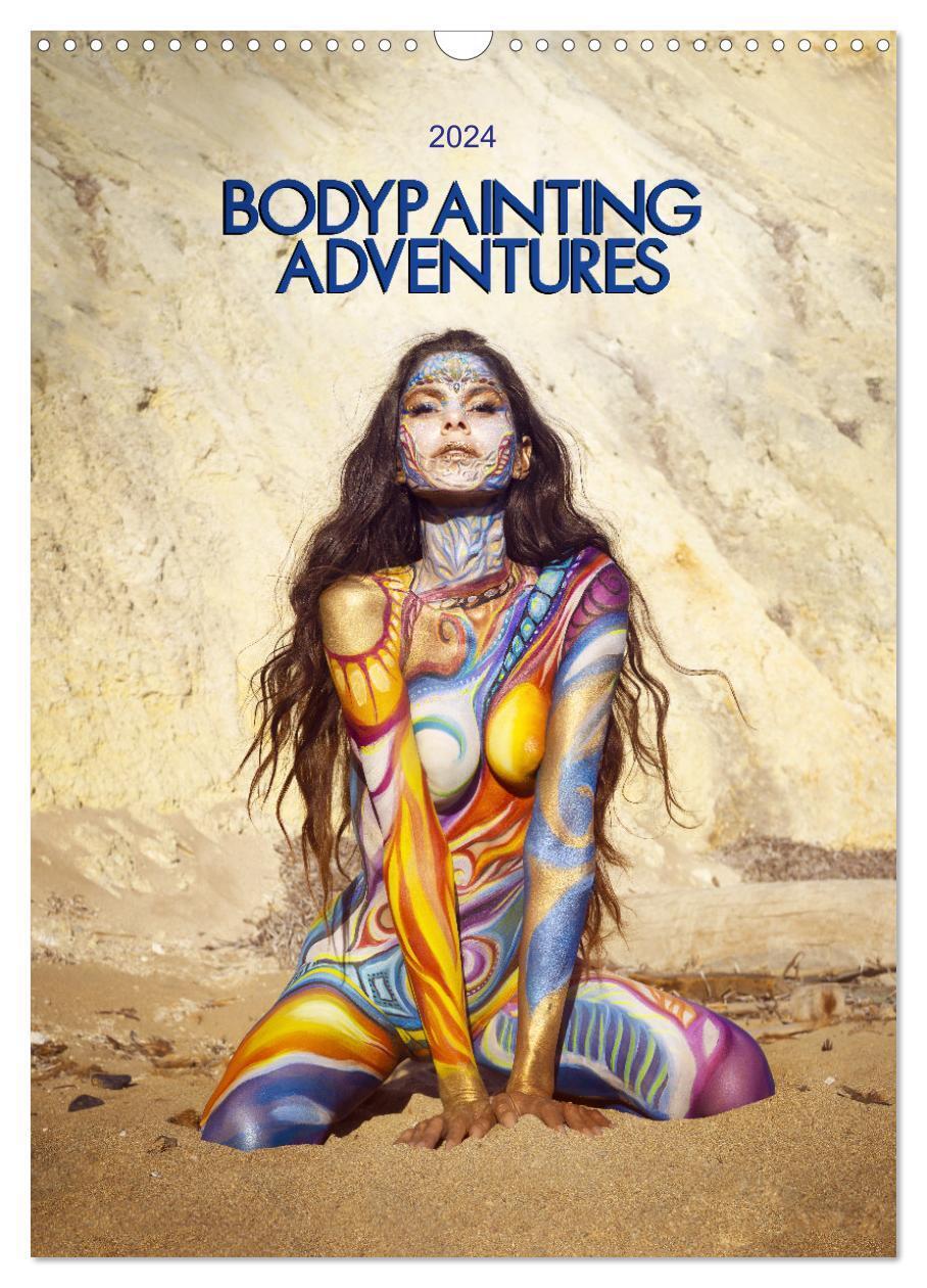 Cover: 9783675439870 | Bodypainting Adventures - Farbe auf nackter Haut (Wandkalender 2024...