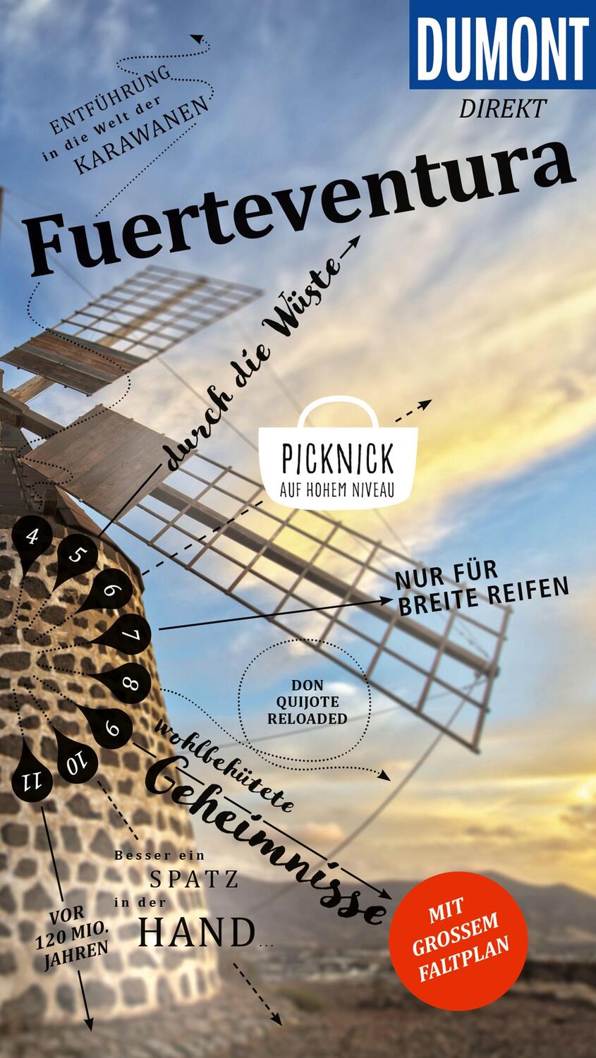 Cover: 9783616000190 | DuMont direkt Reiseführer Fuerteventura | Mit großem Faltplan | Lipps